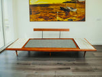 REFINISHED Mid Century Modern Daybed Sofa by A. Pearsall w NEW CUSHIONS 12