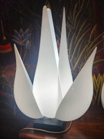 Mid Century Modern Large Sculptural Acrylic Tulip Lamps by R.Rougier 3