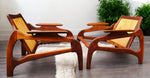 REFINISHED will get NEW CUSHIONS MCM Adrian Pearsall Lounge Chairs # 1209C 2