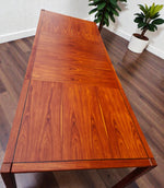 REFINISHED Mid Century Modern Rosewood Table w 2 Leaves 54