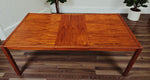 REFINISHED Mid Century Modern Rosewood Table w 2 Leaves 54
