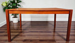 REFINISHED Mid Century Modern Rosewood Table w 2 Leaves 54