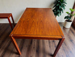 REFINISHED Mid Century Modern Rosewood Table w 2 Leaves 54