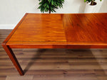 REFINISHED Mid Century Modern Rosewood Table w 2 Leaves 54