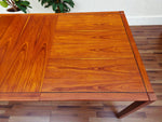 REFINISHED Mid Century Modern Rosewood Table w 2 Leaves 54