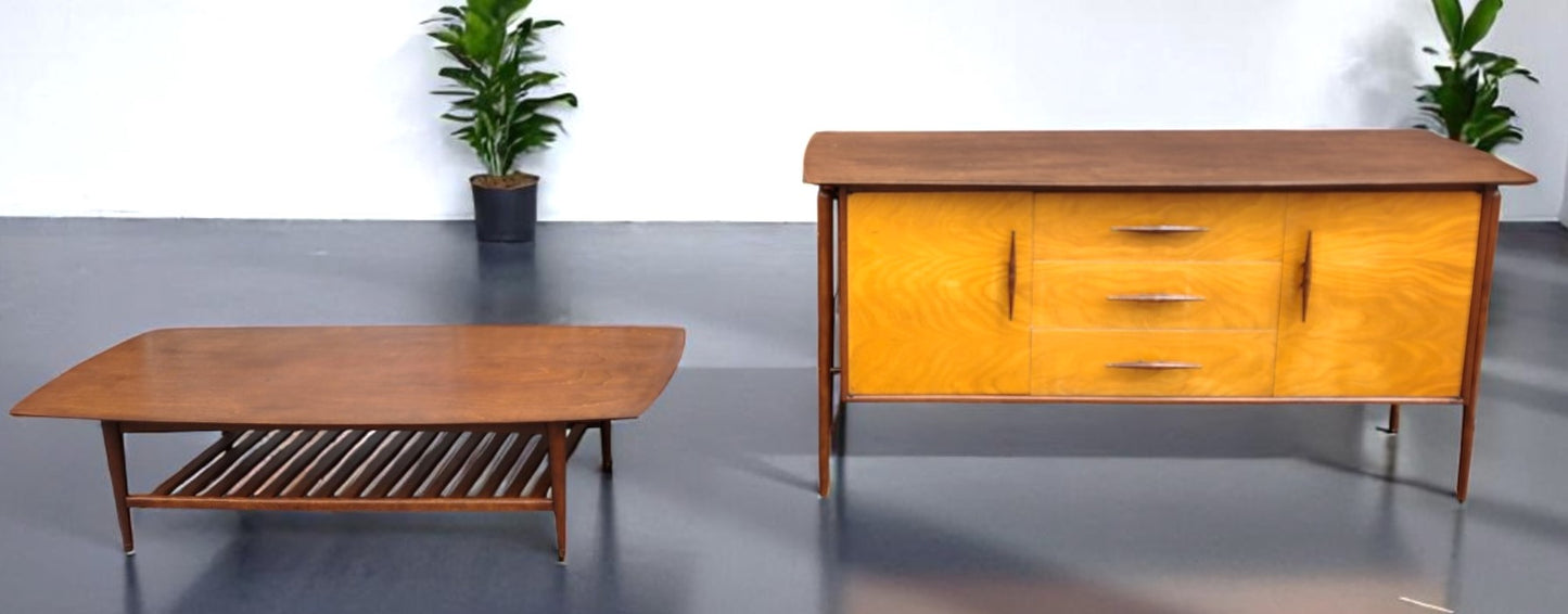 REFINISHED Mid Century Modern Ruspan Sideboard by Russell Spanner