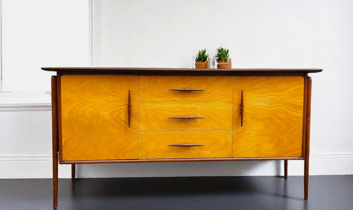 REFINISHED Mid Century Modern Ruspan Sideboard by Russell Spanner