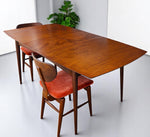 REFINISHED MCM Russell Spanner Dining Table & 6 REUPHOLSTERED Chairs 13