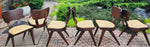Choose Fabric***REFINISHED Mid Century Modern Russell Spanner Catalina Table & 6 Chairs 3