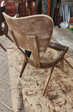 Choose Fabric***REFINISHED Mid Century Modern Russell Spanner Catalina Table & 6 Chairs 18