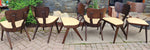 Choose Fabric***REFINISHED Mid Century Modern Russell Spanner Catalina Table & 6 Chairs 12