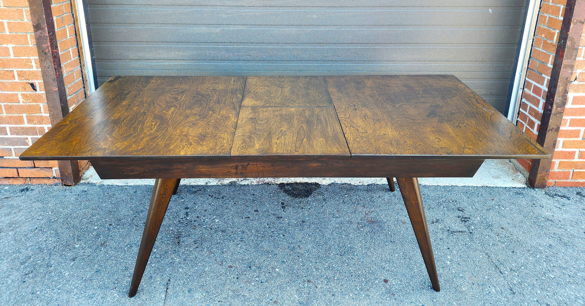 Choose Fabric***REFINISHED Mid Century Modern Russell Spanner Catalina Table & 6 Chairs