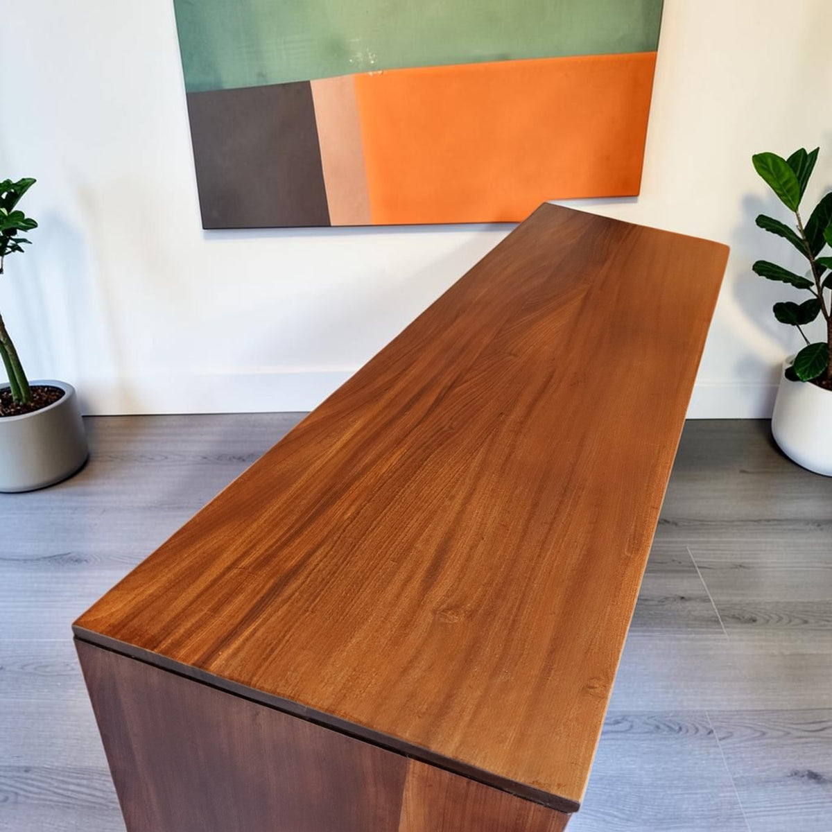 REFINISHED Mid Century Modern SOLID TEAK Dresser by J. Kuypers for Imperial