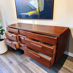 REFINISHED Mid Century Modern SOLID TEAK Dresser by J. Kuypers for Imperial 12
