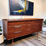 REFINISHED Mid Century Modern SOLID TEAK Dresser by J. Kuypers for Imperial 2