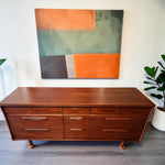 REFINISHED Mid Century Modern SOLID TEAK Dresser by J. Kuypers for Imperial 5