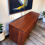 REFINISHED Mid Century Modern SOLID TEAK Dresser by J. Kuypers for Imperial 6