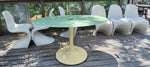 Iconic Mid Century Modern Saarinen style Tulip Oval Dining Table & 6 Panton Chairs, vintage 5
