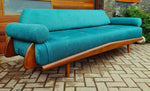 REFINISHED REUPHOLSTERED Mid Century Modern Sofa by Adrian Pearsall 100