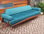 REFINISHED REUPHOLSTERED Mid Century Modern Sofa by Adrian Pearsall 100