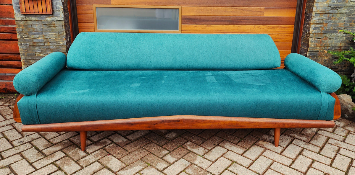 REFINISHED REUPHOLSTERED Mid Century Modern Sofa by Adrian Pearsall 100
