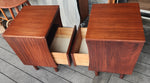 2 REFINISHED Mid Century Modern Solid Teak Afromosia Nightstands by Imperial 8