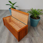 REFINISHED Mid Century Modern Teak Blanket Chest Cedar Lined 51