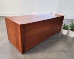 REFINISHED Mid Century Modern Teak Blanket Chest Cedar Lined 51