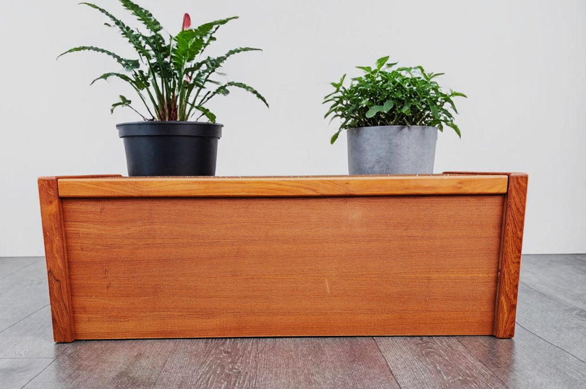 REFINISHED Mid Century Modern Teak Blanket Chest Cedar Lined 51