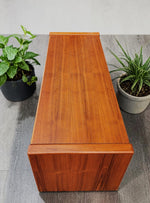 REFINISHED Mid Century Modern Teak Blanket Chest Cedar Lined 51
