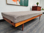 REFINISHED Mid Century Modern Teak Daybed 4