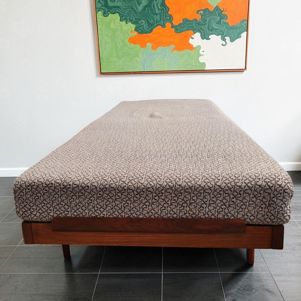 REFINISHED Mid Century Modern Teak Daybed