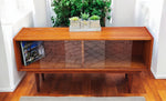 REFINISHED Mid Century Modern Teak Display Bookcase 48