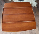 REFINISHED Swedish MCM Teak Bar Cart by Ove Blidberg 