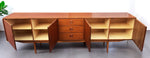 REFINISHED Dutch Mid Century Modern Teak Sideboard by W.Watting for Fristho 96.5
