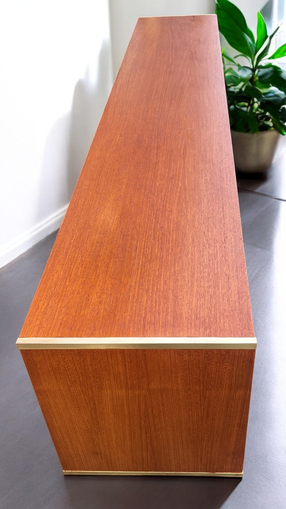 REFINISHED Dutch Mid Century Modern Teak Sideboard by W.Watting for Fristho 96.5