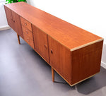 REFINISHED Dutch Mid Century Modern Teak Sideboard by W.Watting for Fristho 96.5