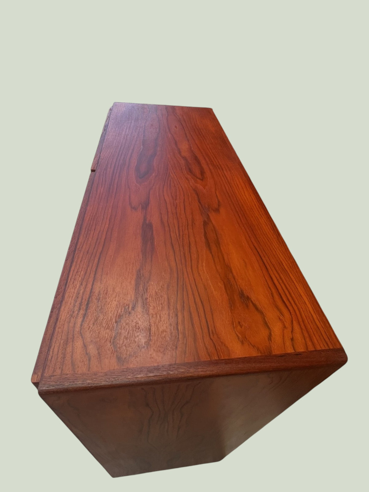 REFINISHED Mid Century Modern Teak Wardrobe or Gentleman's Chest 42