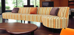 Mid Century Modern V. Kagan style 2-piece Curved Sectional Sofa, NEW FOAM 6
