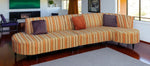 Mid Century Modern V. Kagan style 2-piece Curved Sectional Sofa, NEW FOAM 7