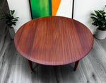 REFINISHED MCM SOLID Teak Coffee Table Round by Imperial D 39