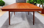 REFINISHED Danish MCM Teak Extension Table by Ib Kofod-Larsen for Faarup 68