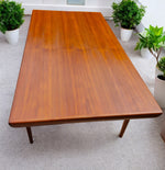 REFINISHED Danish MCM Teak Extension Table by Ib Kofod-Larsen for Faarup 68