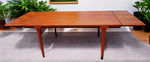 REFINISHED Danish MCM Teak Extension Table by Ib Kofod-Larsen for Faarup 68