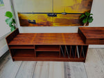RESTORED Swedish MCM Modular Rosewood Stereo Media Console by T.Kempe 10