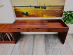 RESTORED Swedish MCM Modular Rosewood Stereo Media Console by T.Kempe 11