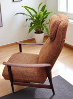 REFINISHED MCM Teak Lounge Chair by Arnt Lande for Stokke Mobler. Norway 11
