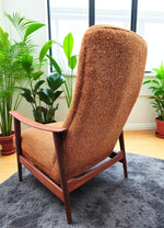 REFINISHED MCM Teak Lounge Chair by Arnt Lande for Stokke Mobler. Norway 7