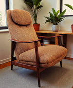 REFINISHED MCM Teak Lounge Chair by Arnt Lande for Stokke Mobler. Norway 10