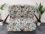 RESTORED Mid Century Modern Elm Loveseat by Ercol, fleur-de-lis 5